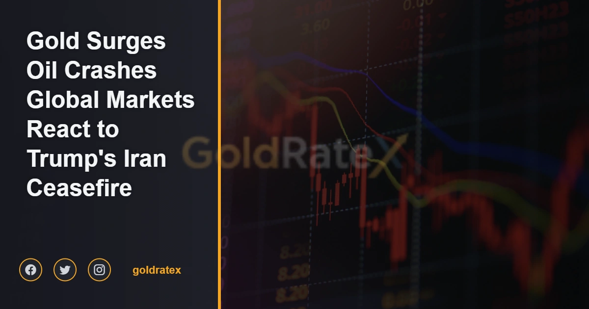 Gold Surges, Oil Crashes: Global Markets React to Trump's Iran Ceasefire